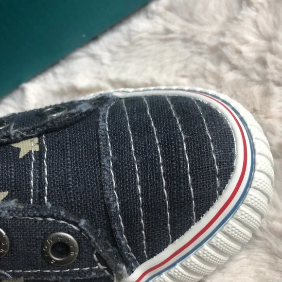 Blowfish Ladies Bettie Navy Star Print Slip on sneakers - Picture 4 of 10